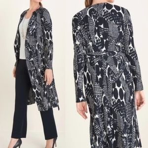 Chicos Pleated Duster size L Chicos size 2